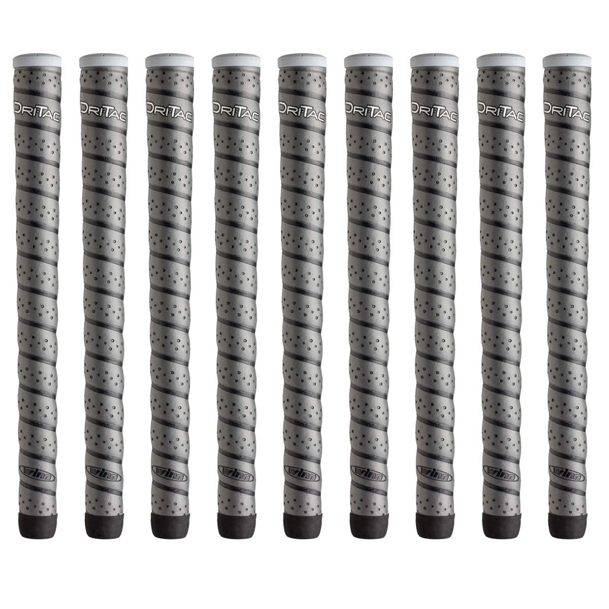 Winn Dri-Tac Wrap Oversize grip assembly improves contoured feel and grip control.