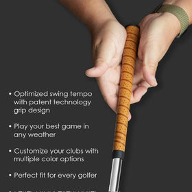 Winn Dri-Tac Wrap Copper grip weighs about 50 grams.