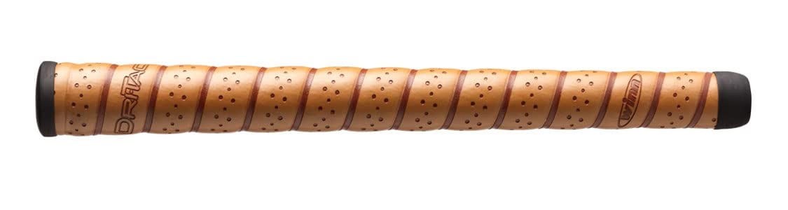 Close-up of Winn DriTac Oversize Copper grip texture showing non-slip surface