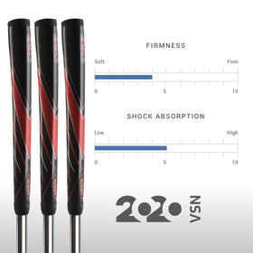 Winn Excel grip offers tacky feel to help maintain grip in all weather.