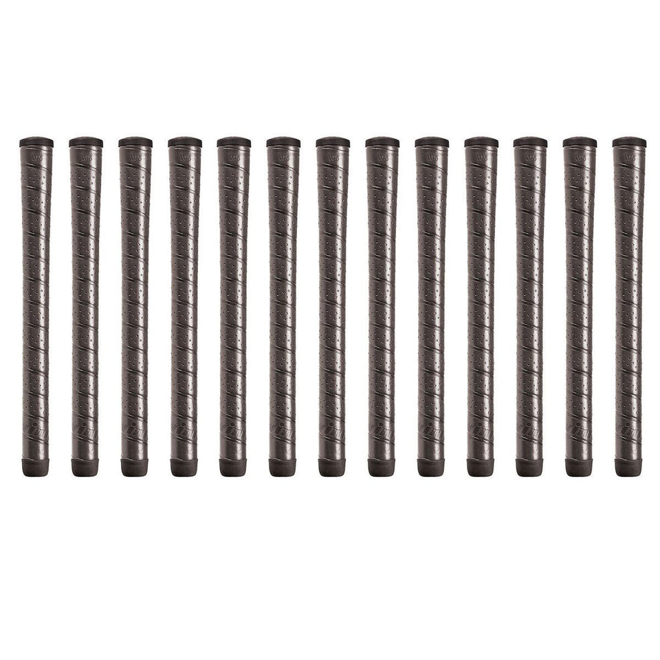 Winn Excel Ladies black golf grip bundle provides reliable grip in variable weather for women golfers.