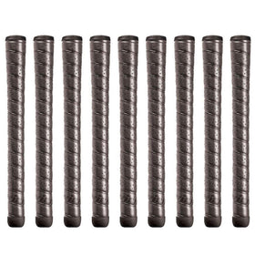 Winn Excel Oversize Grip Black front view for confident grip in damp conditions