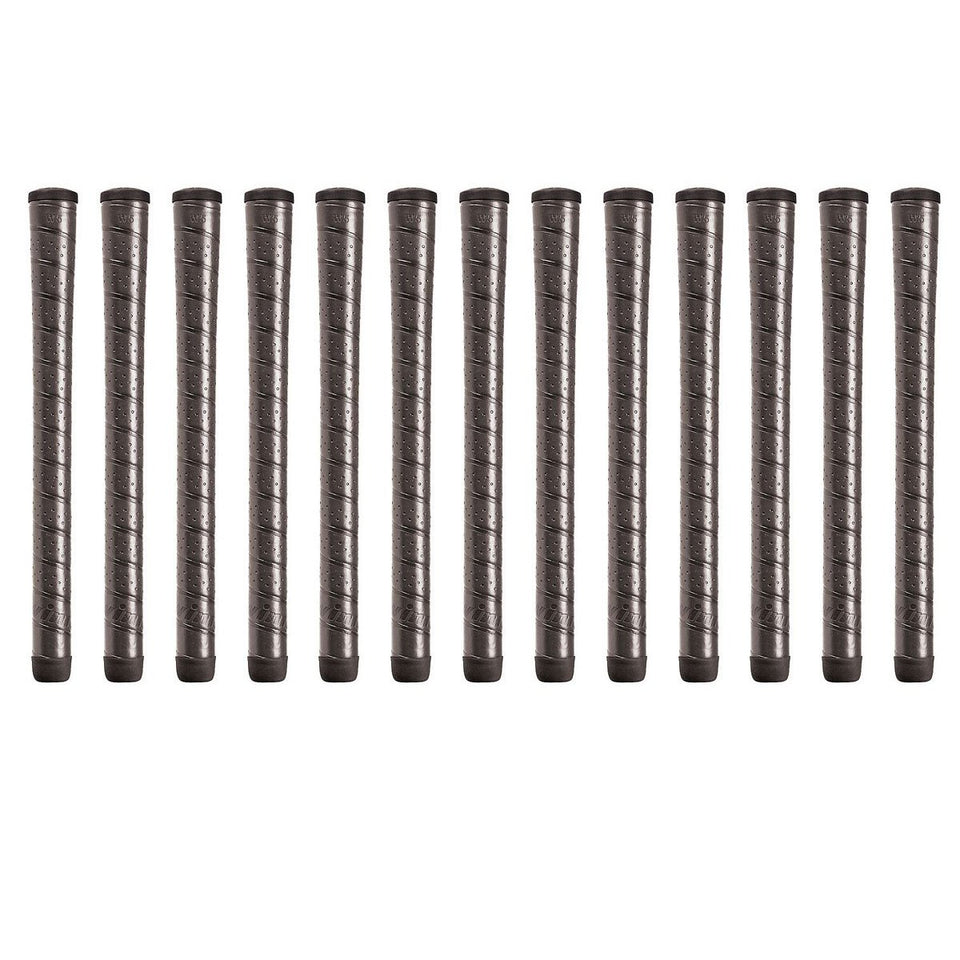 Winn Excel Standard Black 13-piece golf grip bundle for consistent tack and enhanced feel