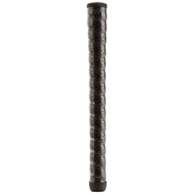 Winn Excel Wrap Oversize Black golf grip closeup showing tacky surface for secure grip
