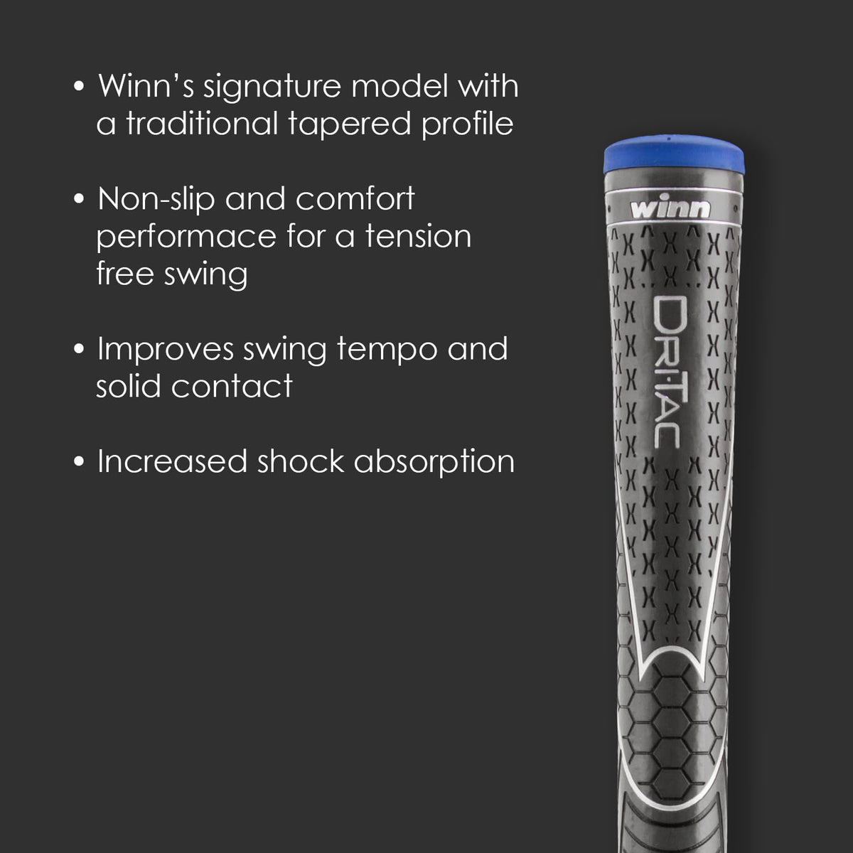 Winn DriTac midsize grip performs in wet weather