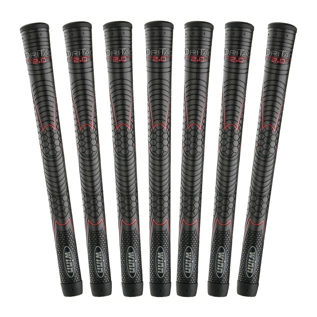 Winn Grips 52DT-JBK Dri-Tac 2.0 bundle front view for confident on-course grip