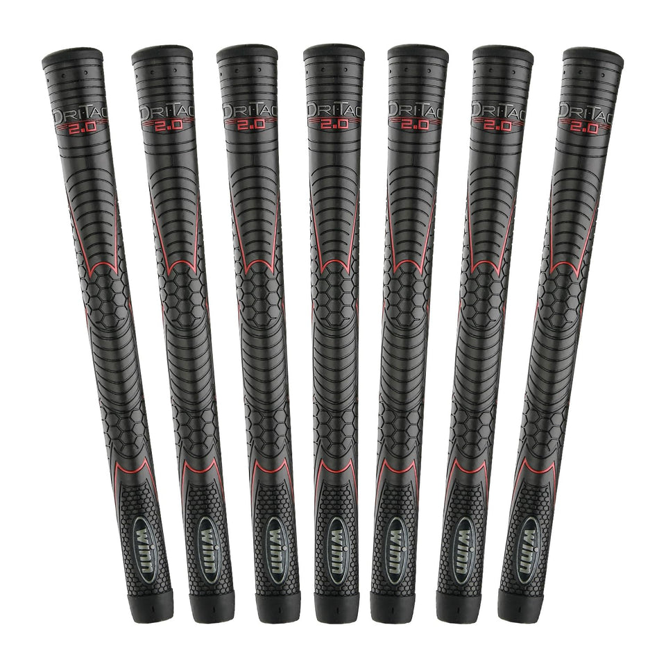 Winn Grips 52DT-JBK Dri-Tac 2.0 bundle front view for confident on-course grip