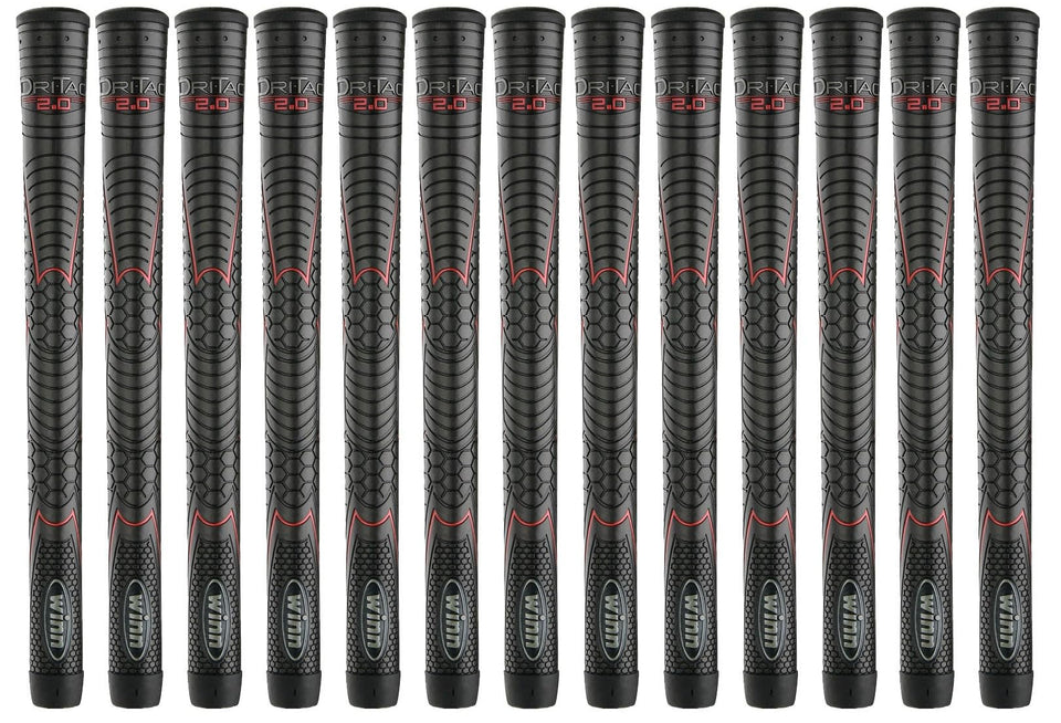 Winn Grips 52DT-JBK Dri-Tac 2.0 bundle close-up with enhanced tack and control