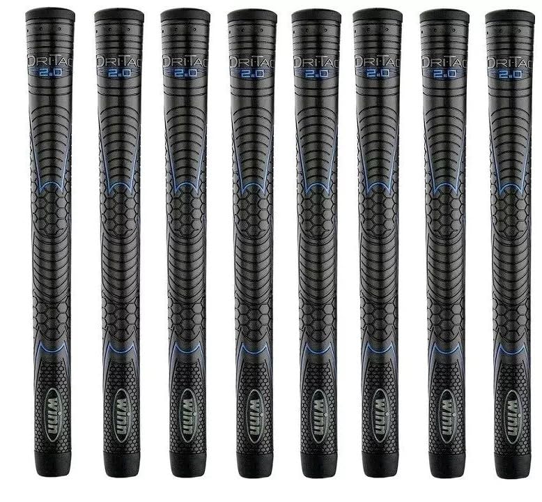 Winn Grips 62DT-JBK Dri-Tac 2.0 texture close-up shows a non-slip surface for secure grip.