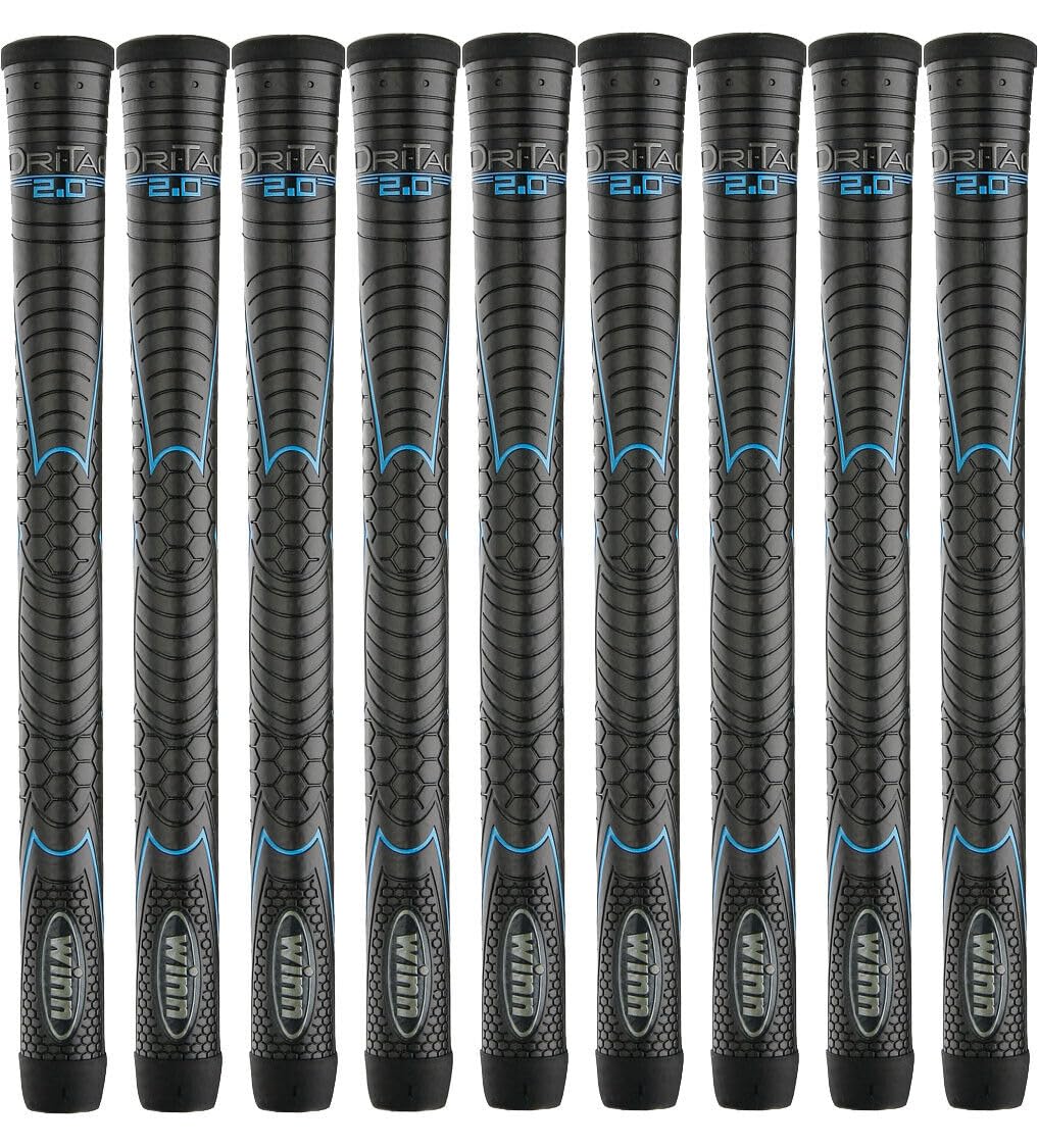 Winn Grips 62DT-JBK Dri-Tac 2.0 nine-piece bundle front view enhances grip confidence