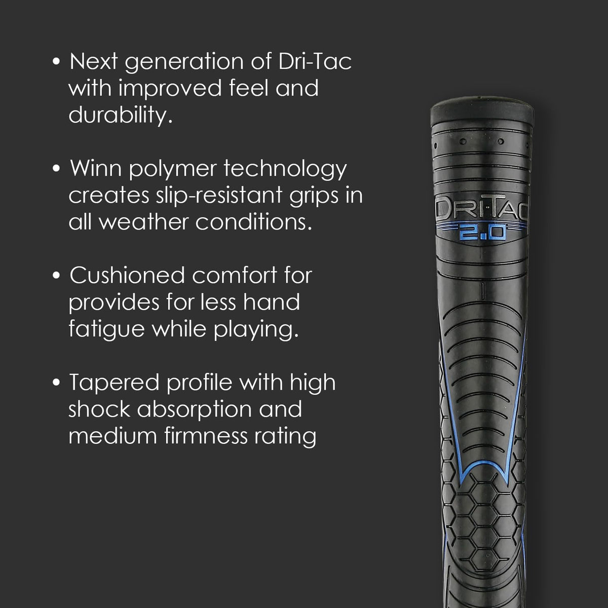 Winn Grips 62DT-JBK Dri-Tac 2.0 packaging ready for upgrade