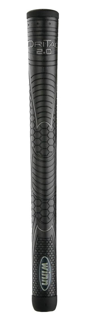 Winn Grips 72DT-JBK Dri-Tac 2.0 texture close-up improves grip in damp conditions.