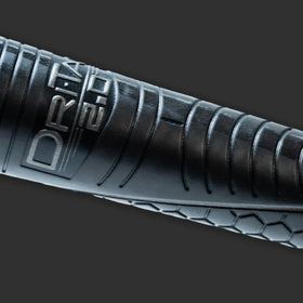 Winn Grips 72DT-JBK Dri-Tac 2.0 jet-black gray finish close-up.
