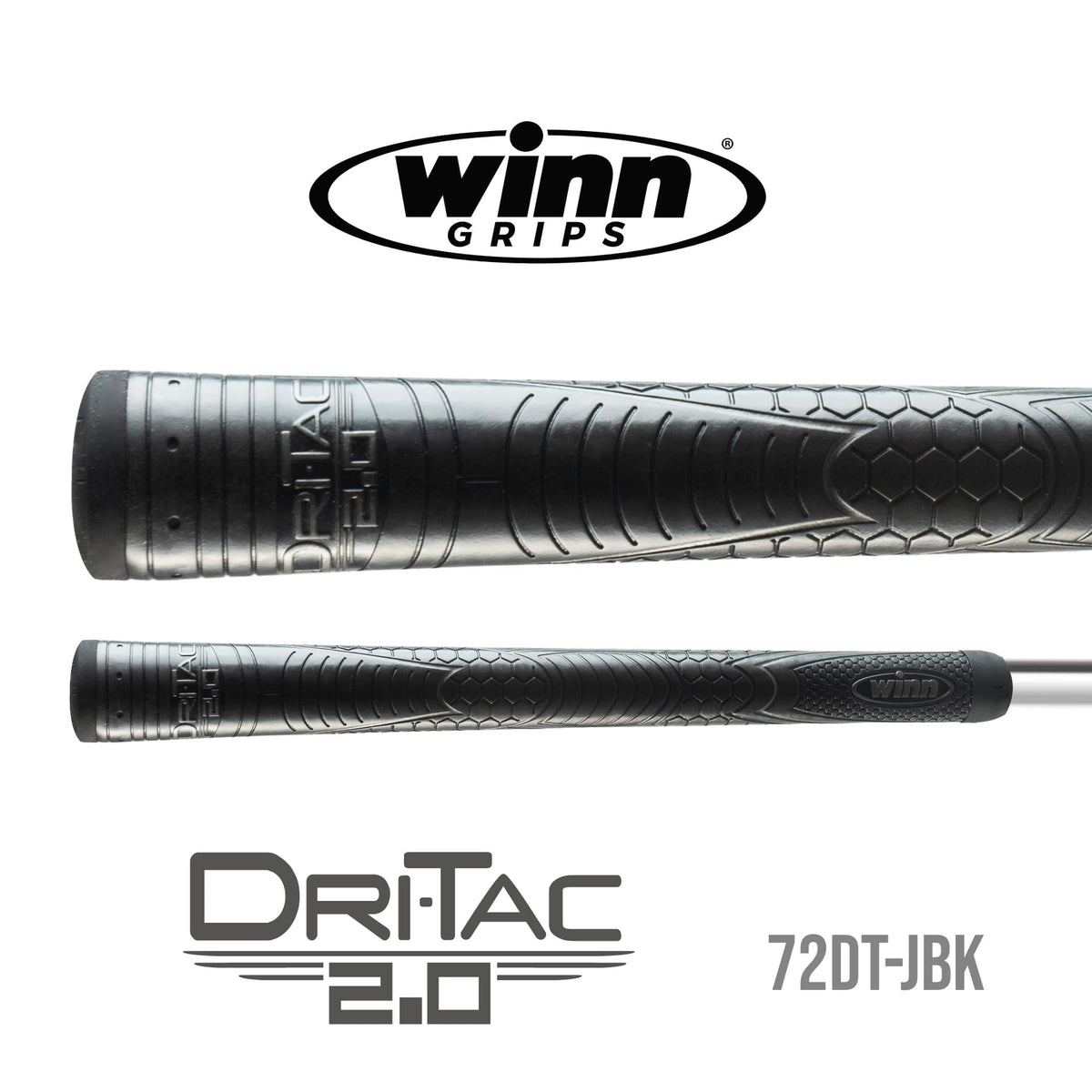Winn Grips 72DT-JBK Dri-Tac 2.0 product kit layout.
