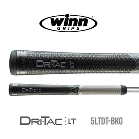 Winn Grips Dri-Tac LT polymer technology diagram shows grip construction.