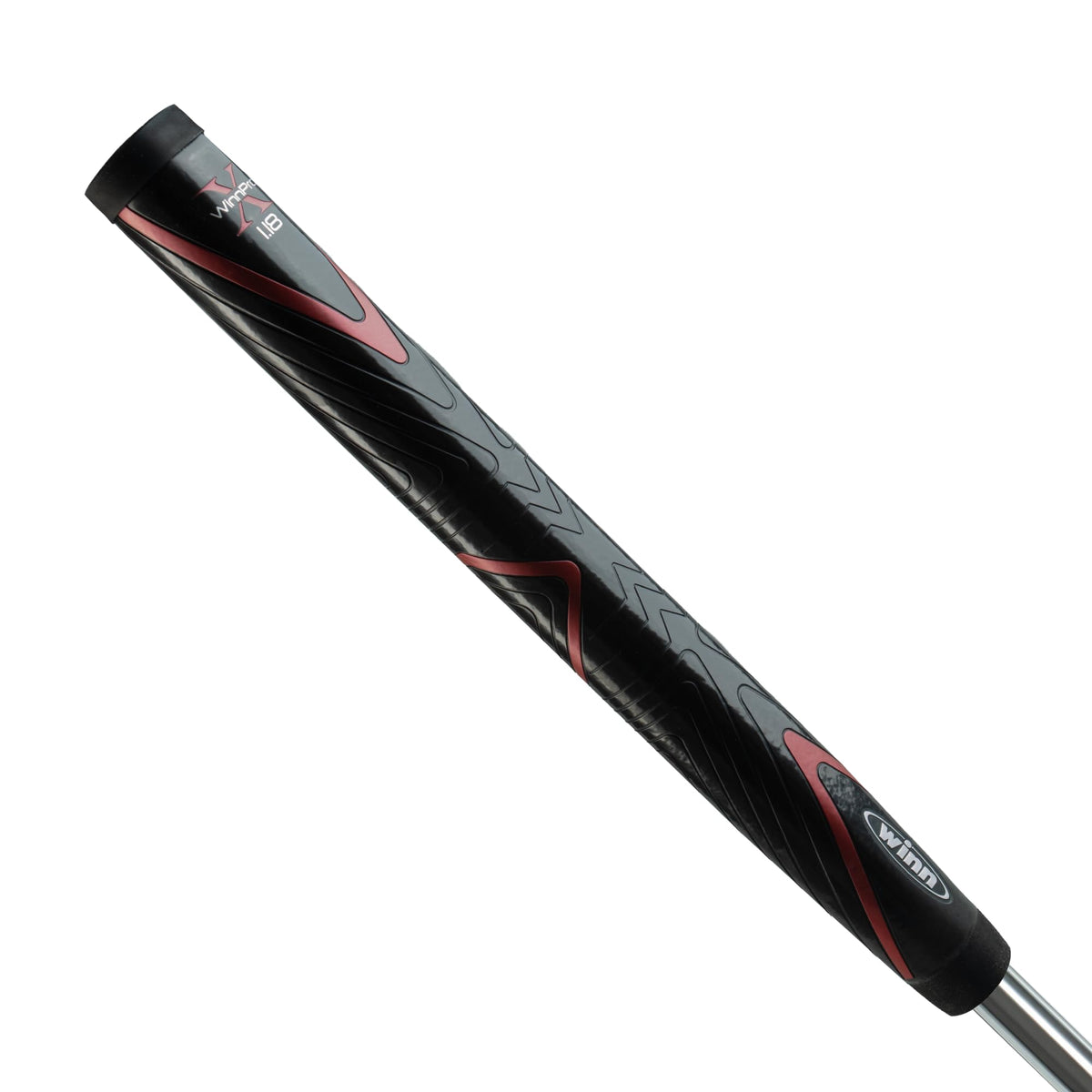 Winn Pro X 1.18 midsize grip in black/red for precise control