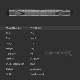 Winn Pro X 1.18 three sizes available for a custom fit.