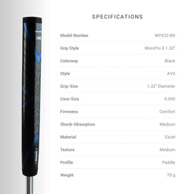 Side view of Winn Pro X for stability in stroke