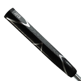 Winn Pro X 1.60 grip with super jumbo size and black-silver finish for stable feel
