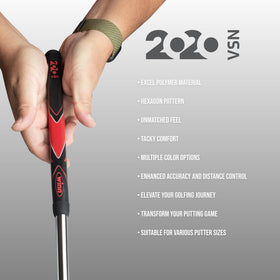 Winn Vision grip in multiple shapes and colors enables personalized setup.