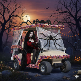 WinnerWhy golf cart decoration kit enables fast, secure setup for events.