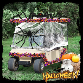 WinnerWhy 2 m Halloween garlands brighten your cart with festive orange, black, and purple accents.
