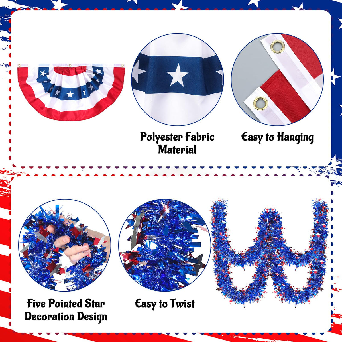 WinnerWhy red white blue bunting flag enhances patriotic display on any cart