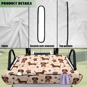 Wismoutput easy-install no-tools setup on golf cart seat cover