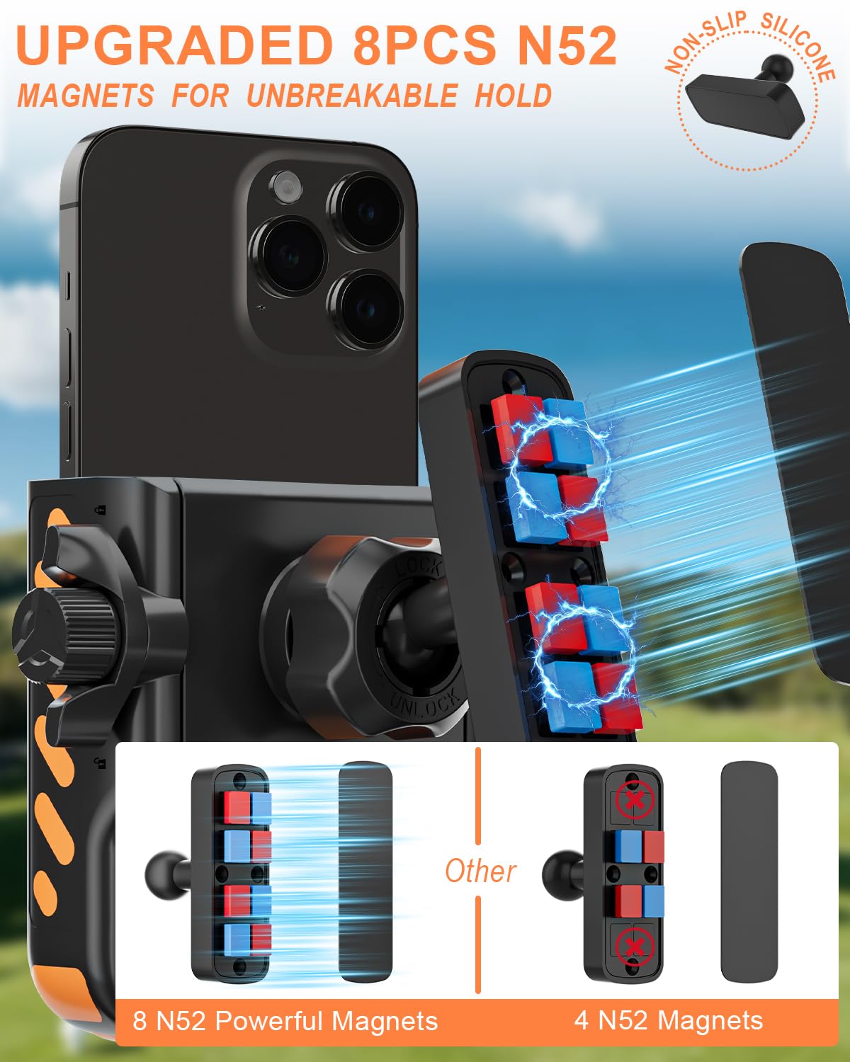 WLLNEE 360-degree rotation shows flexible viewing angles on the cart
