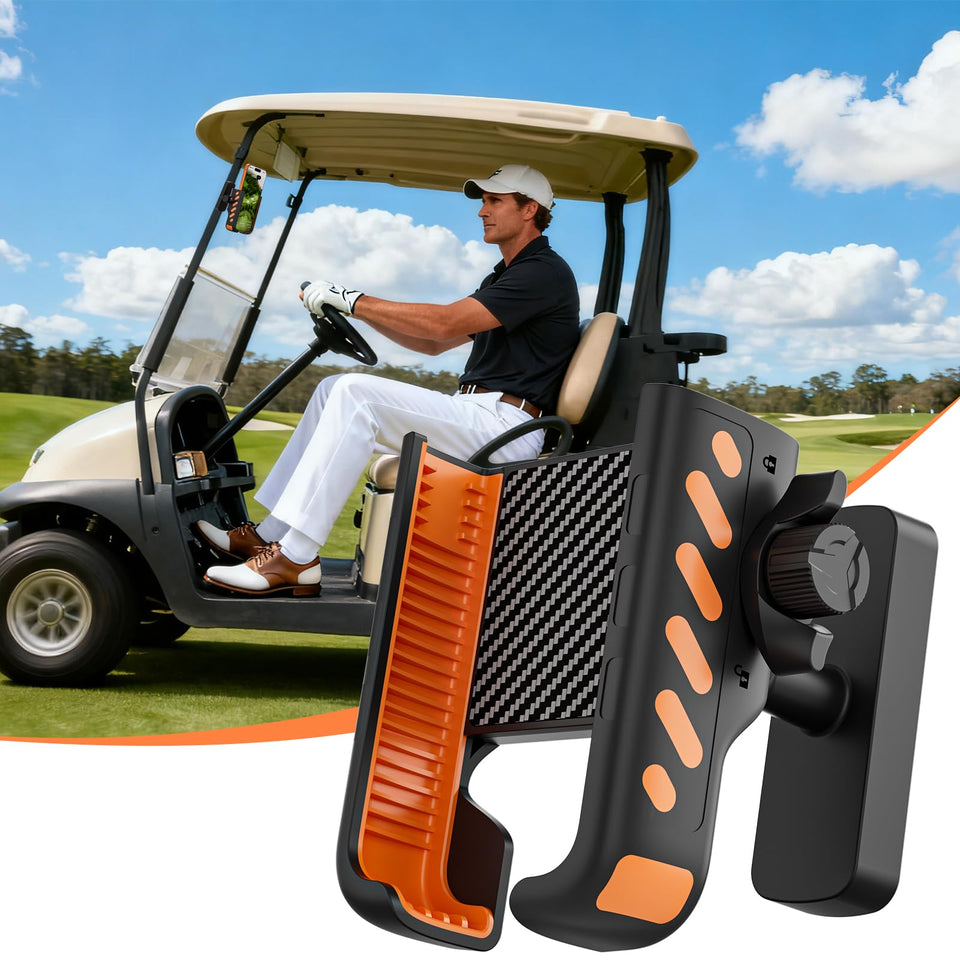 WLLNEE magnetic golf cart phone holder base secures devices on ferromagnetic frames