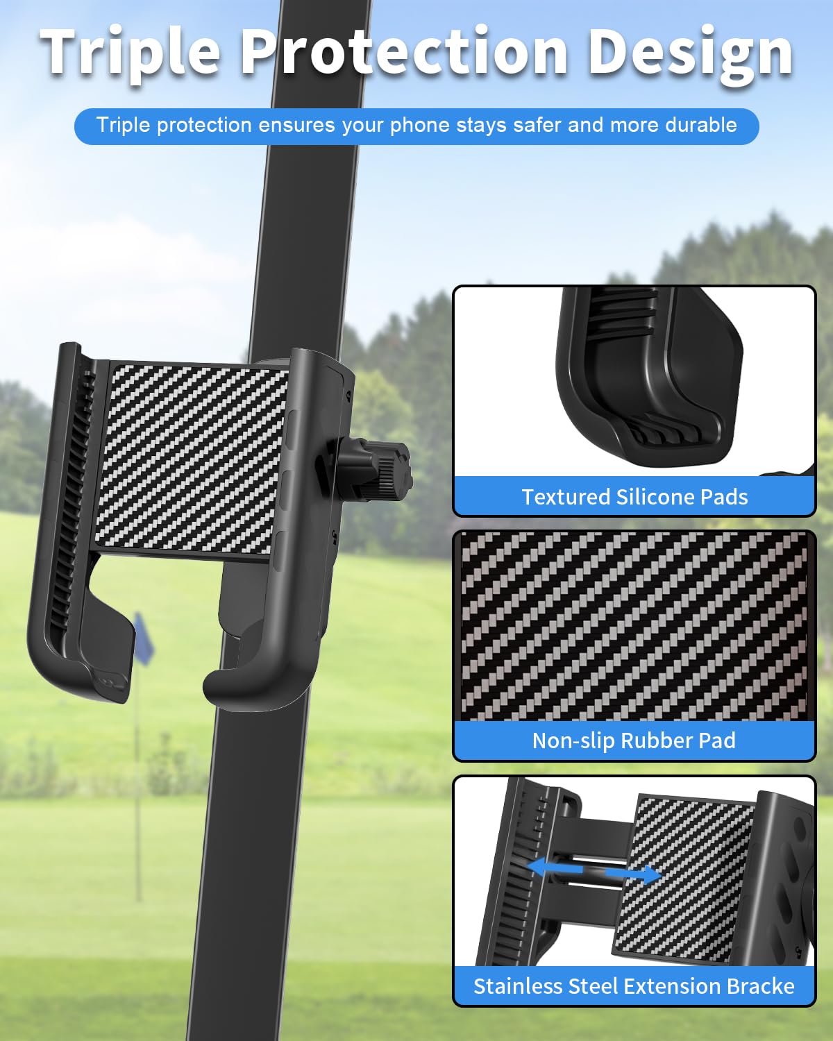 WLLNEE magnetic mount adheres to ferromagnetic surfaces like metal rails