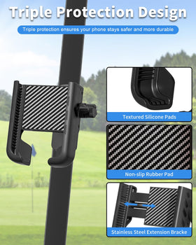 WLLNEE magnetic mount adheres to ferromagnetic surfaces like metal rails
