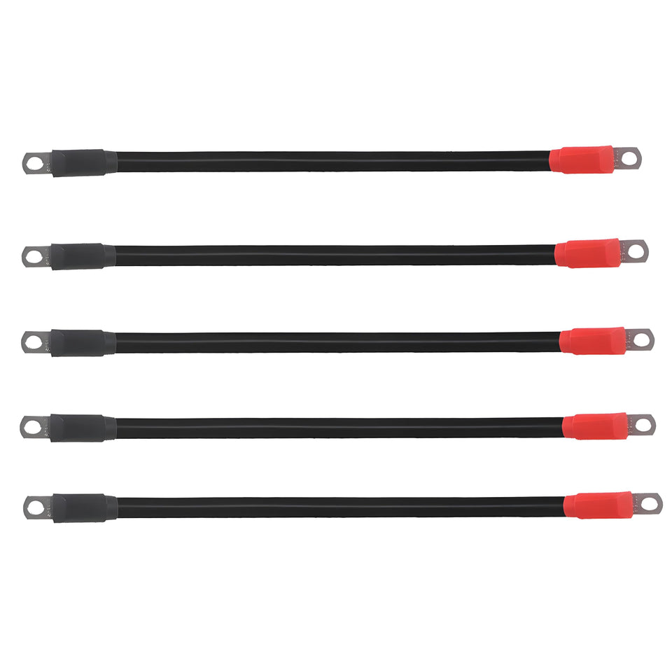 WLOOD golf cart cable set for Club Car DS shows sturdy battery connections.
