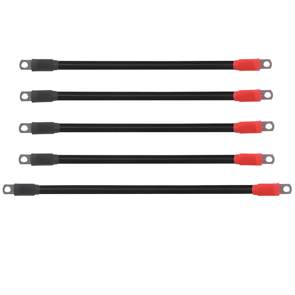 WLOOD 4-gauge cables laid out for easy installation and reliable power.