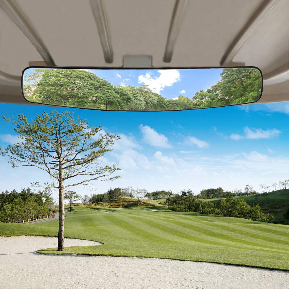 WLOOD 180-degree adjustable front-rear mirrors for precise alignment