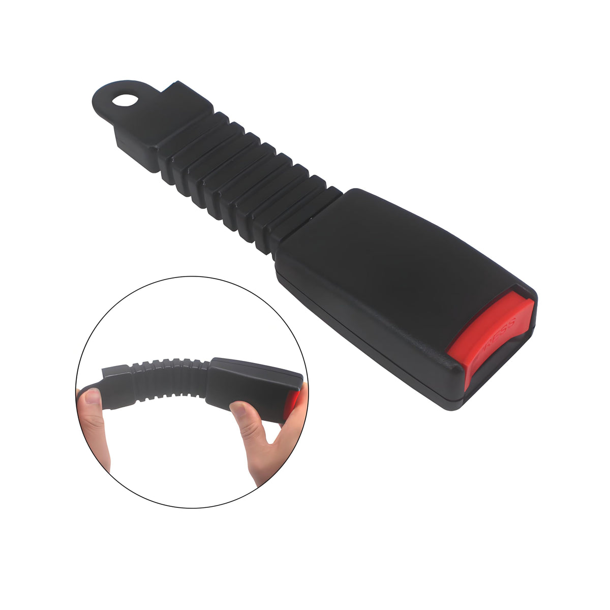 WLOOD bendable-handle belt design offers easy grip and unobtrusive operation while driving.
