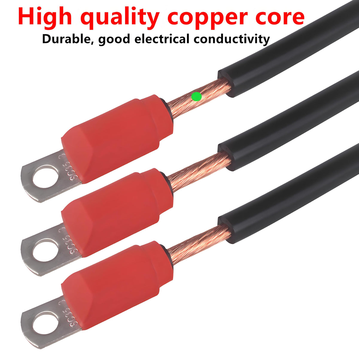 WLOOD tin-coated copper lug close-up highlights corrosion protection feature
