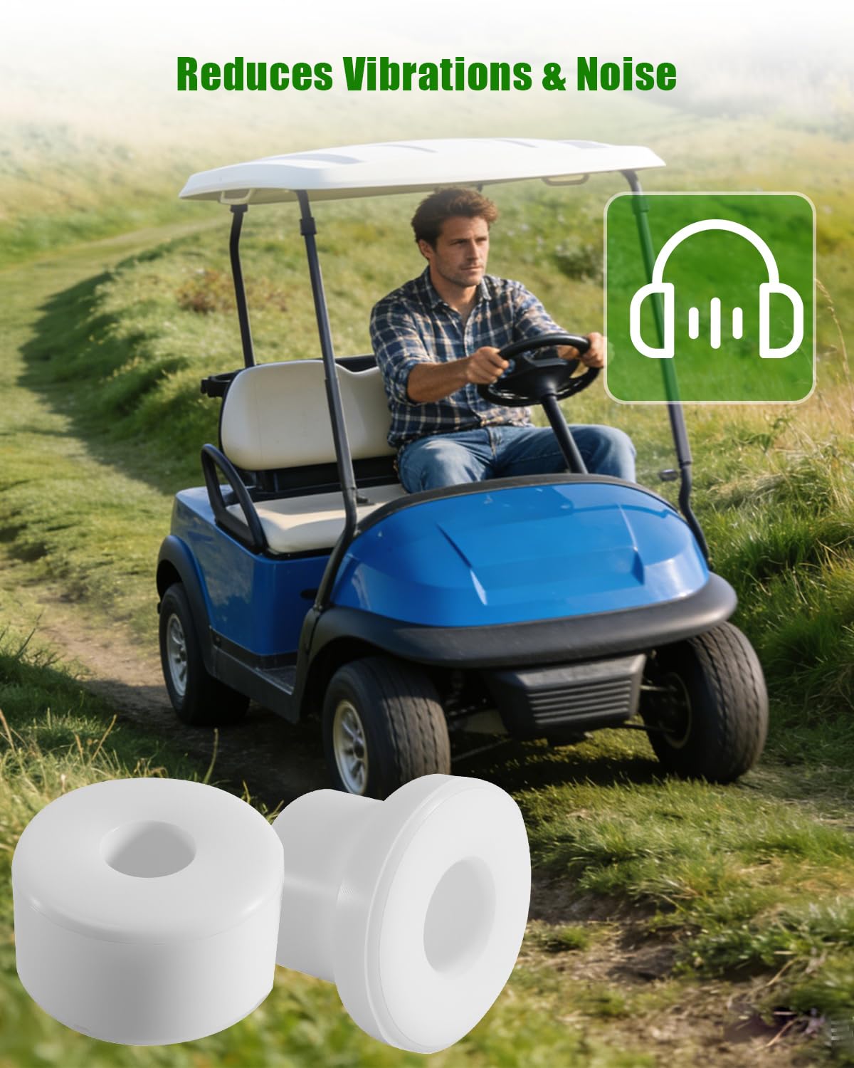 WMJNH 20Pcs wear-resistant bushings withstand uneven roads and long-term use