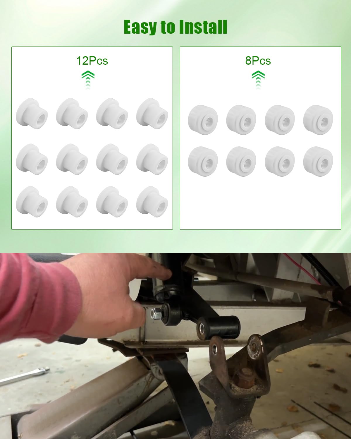 WMJNH front A-Arm kit enhances steering sensitivity and suspension response