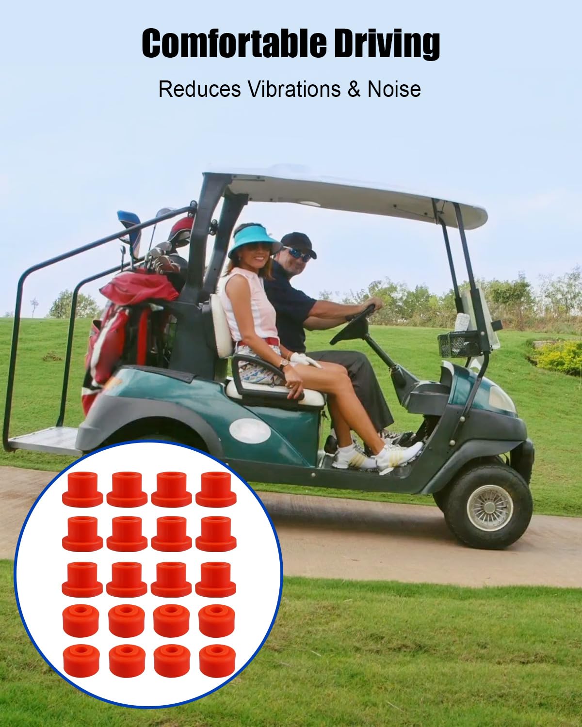 WMJNH durable wear resistant bushing material for daily golf cart use