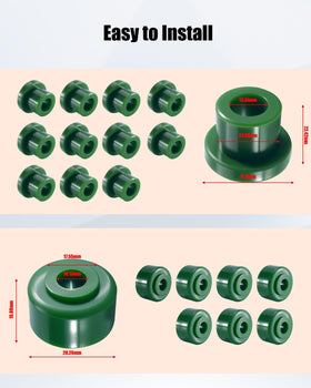 WMJNH bushings-within-suspension-assembly highlight reduced noise during driving.