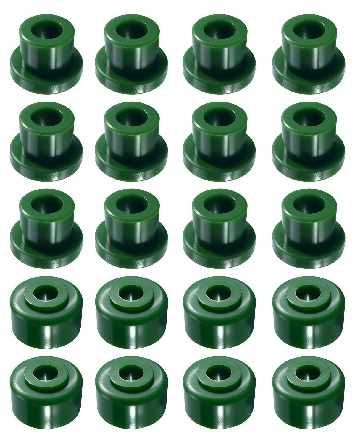 WMJNH front green lower bushing kit improves steering precision on MJFX/GTW.