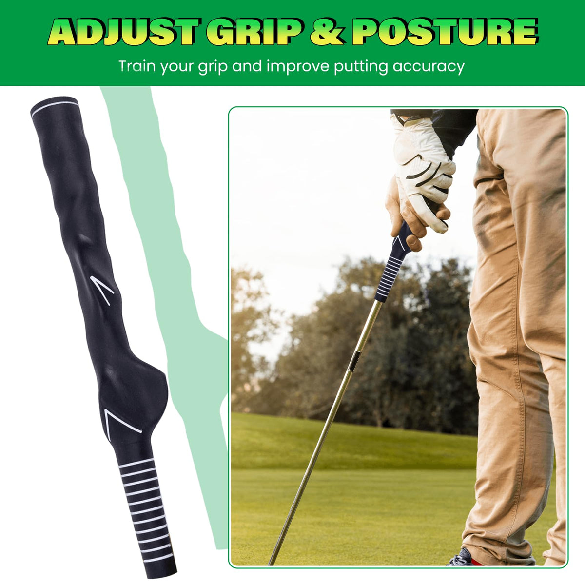 WodGod grip alignment aid supports correct stance and consistent stroke.