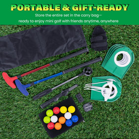 WodGod triple-head cleaning brush maintains a clean putter head.