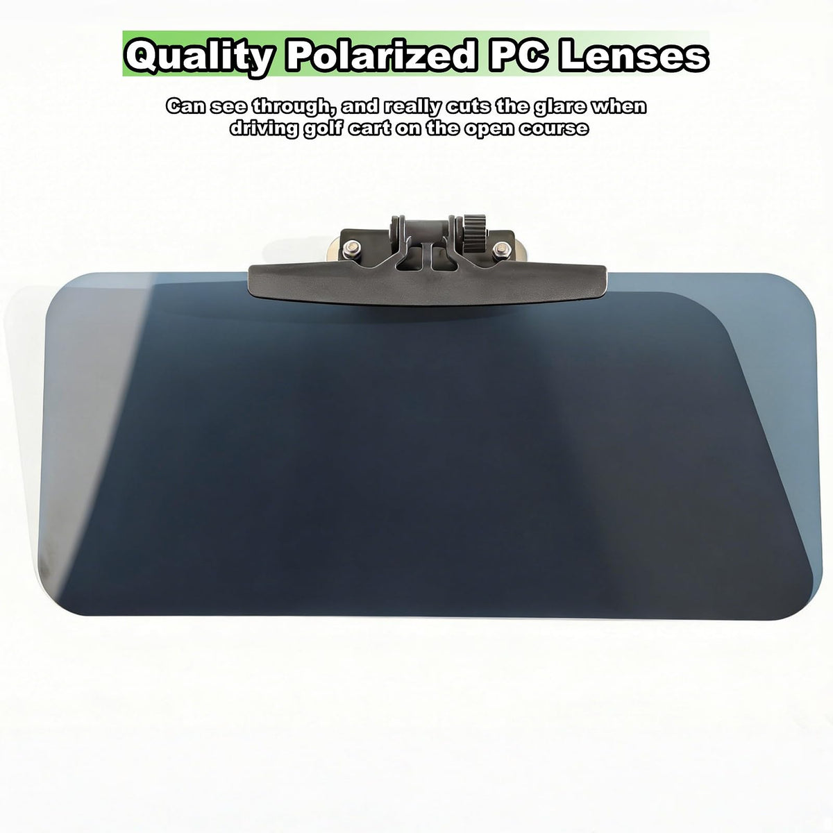 Woho anti-glare visor improves visibility on bright mornings