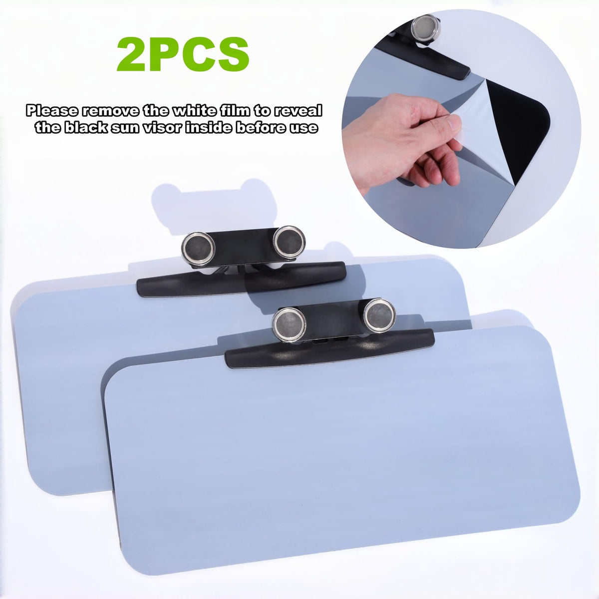 Woho compact visor design stores easily when not in use