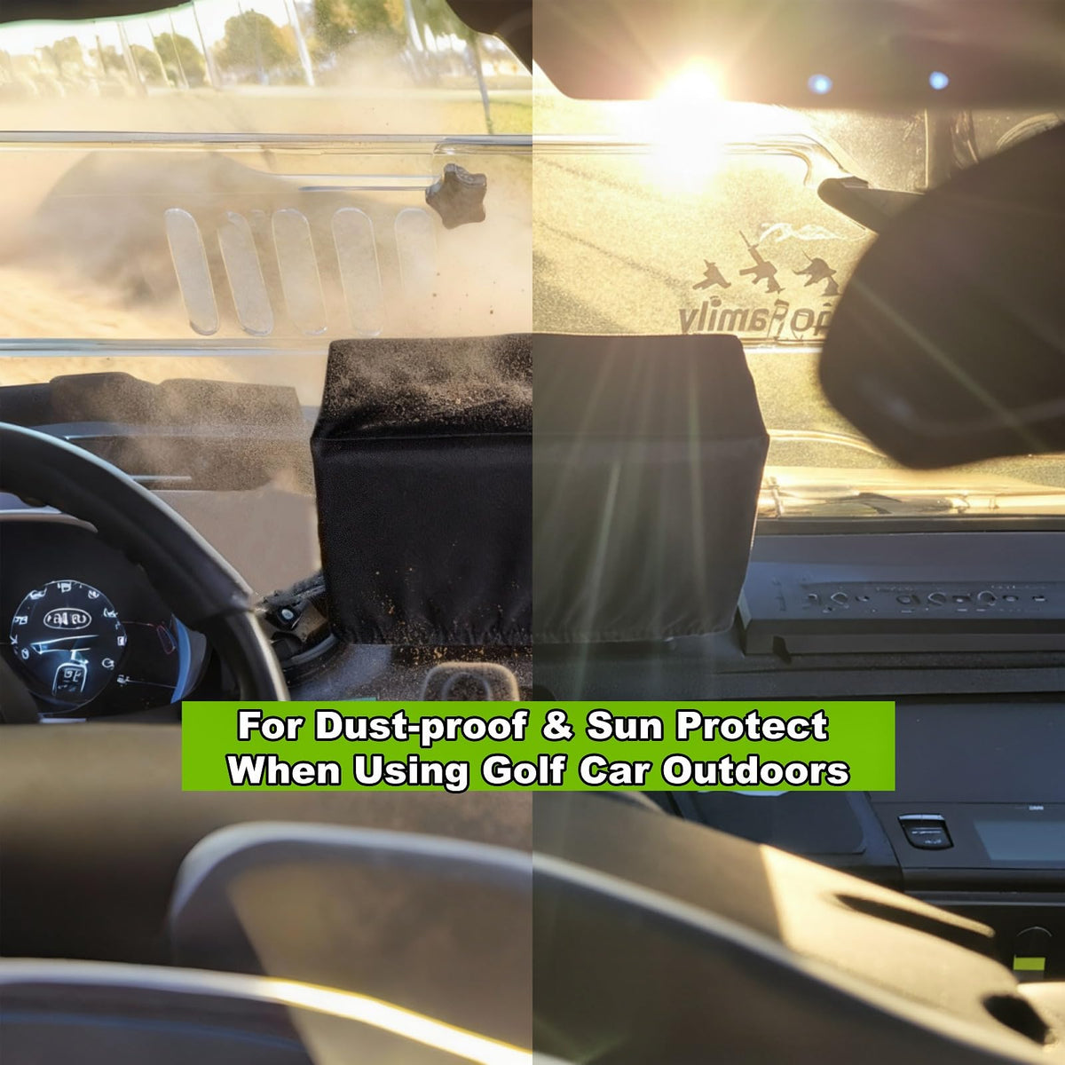 Woho Rover XL/XXL compatibility safeguards the display on long trips.