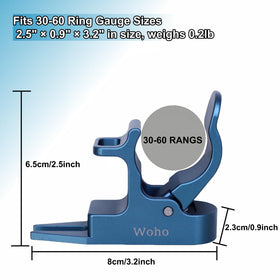 Woho oxidized blue finish adds durable, stylish look
