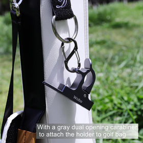Woho S-type carabiner attachment for easy bag clipping