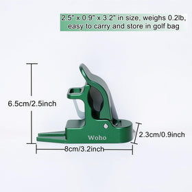 Compact holder fits 30-60 ring cigar sizes for versatile use